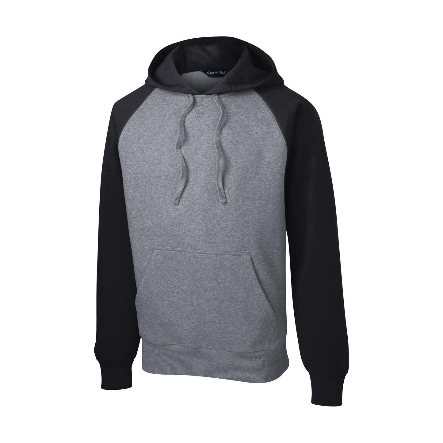 Sport-Tek Raglan Colorblock Pullover Hooded Sweatshirt